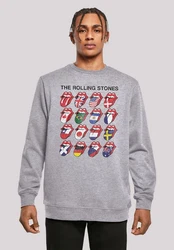 F4NT4STIC Sweatshirt The Rolling Stones Voodoo Lounge Grau/Silber