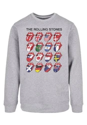 F4NT4STIC Sweatshirt The Rolling Stones Voodoo Lounge Grau/Silber