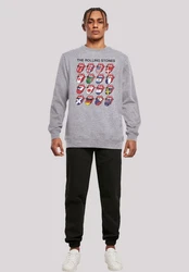 F4NT4STIC Sweatshirt The Rolling Stones Voodoo Lounge Grau/Silber