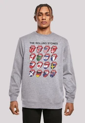 F4NT4STIC Sweatshirt The Rolling Stones Voodoo Lounge Grau/Silber