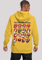 F4NT4STIC Kapuzenpullover The Rolling Stones Voodoo Lounge Tongues Gelb