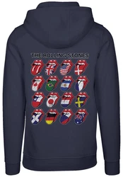 F4NT4STIC Kapuzenpullover The Rolling Stones Voodoo Lounge Tongues Dunkelblau/Blau/Mischfarben/Rot/Grau