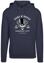 F4NT4STIC Kapuzenpullover Guns 'n' Roses Whiskey Label Dunkelblau/Grau/Blau