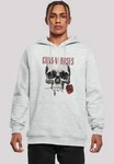 F4NT4STIC Kapuzenpullover Guns 'n' Roses Flower Skull Rosa/Grau/Gold/Rot
