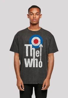 F4NT4STIC T-Shirt The Who Rock Band Weiß/Dunkelgrau/Braun/Orange/Schwarz/Grau/Mischfarben F4NT4STIC T-Shirt The Who Rock Band Weiß/Dunkelgrau/Braun/Orange/Schwarz/Grau/Mischfarben