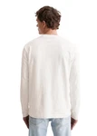 Marc O'Polo Langarmshirt Weiß/Khaki/Creme/Grau