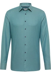 Eterna Langarmhemd Hemd 2132 F171 Türkis/Hellblau/Blau/Grün