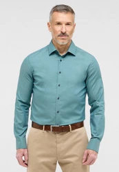 Eterna Langarmhemd Hemd 2132 F171 Türkis/Hellblau/Blau/Grün