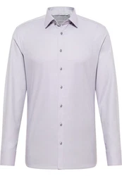 Eterna Langarmhemd Hemd 2132 F171 Lila/Grau