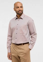Eterna Langarmhemd COMFORT FIT NON IRON Lila/Rosa/Beige