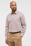 Eterna Langarmhemd COMFORT FIT NON IRON Lila/Rosa/Beige