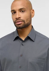 Eterna Langarmhemd COMFORT FIT NON IRON Dunkelgrau/Hellgrau/Dunkelblau/Grau
