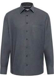 Eterna Langarmhemd COMFORT FIT NON IRON Dunkelgrau/Hellgrau/Dunkelblau/Grau