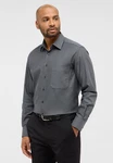 Eterna Langarmhemd COMFORT FIT NON IRON Dunkelgrau/Hellgrau/Dunkelblau/Grau