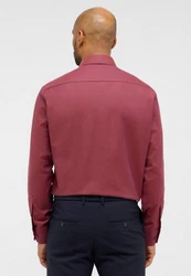 Eterna Langarmhemd COMFORT FIT NON IRON Dunkelrot/Rot/Bordeaux