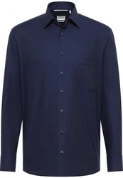 Eterna Langarmhemd COMFORT FIT NON IRON Dunkelblau