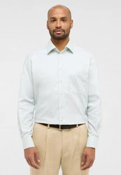 Eterna Langarmhemd COMFORT FIT NON IRON Grün/Hellgrün