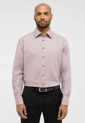 Eterna Langarmhemd MODERN FIT Rosa/Lila