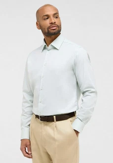 Eterna Langarmhemd MODERN FIT Hellgrün/Grün/Hellblau/Türkis
