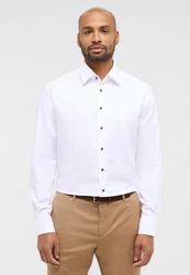 Eterna Langarmhemd MODERN FIT Weiß/Creme