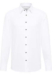 Eterna Langarmhemd MODERN FIT Weiß/Creme