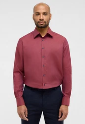 Eterna Langarmhemd MODERN FIT Rot/Dunkelrot