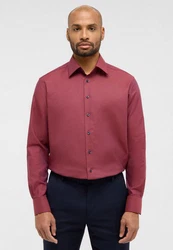 Eterna Langarmhemd MODERN FIT Rot/Dunkelrot