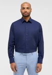 Eterna Langarmhemd MODERN FIT Dunkelblau/Blau