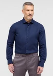 Eterna Langarmhemd SLIM FIT NON IRON Dunkelblau
