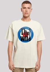 F4NT4STIC T-Shirt The Who Target Classic Weiß/Khaki