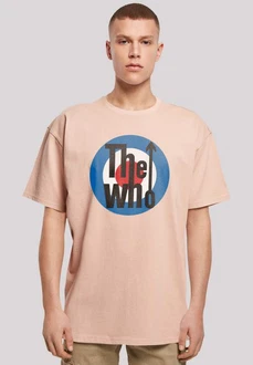 F4NT4STIC T-Shirt The Who Target Classic Khaki/Beige/Rosa/Braun F4NT4STIC T-Shirt The Who Target Classic Khaki/Beige/Rosa/Braun