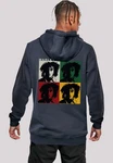 F4NT4STIC Kapuzenpullover Bob Marley Colour Blocks Creme/Grau/Rot/Dunkelblau/Hellgrau/Blau