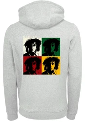 F4NT4STIC Kapuzenpullover Bob Marley Colour Blocks Farbe Mischungen