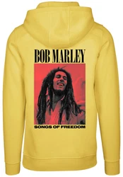 F4NT4STIC Kapuzenpullover Bob Marley Songs Of Freedom Reggae Music Gelb/Orange