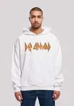 F4NT4STIC Kapuzenpullover Def Leppard Shatter Logo Grün/Weiß