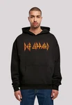 F4NT4STIC Kapuzenpullover Def Leppard Shatter Logo Schwarz/Grau/Rot/Orange