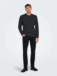 ONLY & SONS Slim-fit-Jeans Denim Hose Design (8346) Schwarz