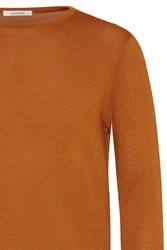 wunderwerk Wollpullover Core Crewknit Orange/Braun