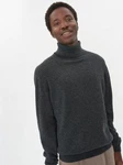 GOBI Cashmere Rollkragenpullover Basic Schwarz/Grau/Hellblau/Braun/Dunkelgrau/Gelb