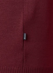 MAERZ Muenchen Pullunder Dunkelrot/Bordeaux/Rot