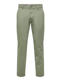 Chinohose Hose Chino Basic Reiverschluss Gestaschen 8323 in Grn