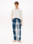 Tommy Hilfiger Underwear Schlafanzug LS WOVEN PJ SET PRINT DRAWSTRING ivory/small buffalo oxford check