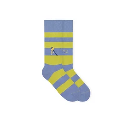 von Jungfeld Socken Gestreifte Socken mit Italy-Icons mehrfarbig