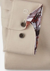 OLYMP Businesshemd Level 5 Beige/Khaki