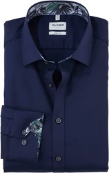 OLYMP Businesshemd Level 5 Dunkelblau/Blau/Hellblau