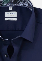 OLYMP Businesshemd Level 5 Dunkelblau/Blau/Hellblau