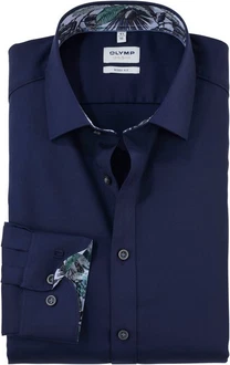 OLYMP Businesshemd Level 5 Dunkelblau/Blau/Hellblau