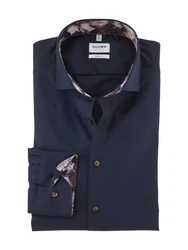 OLYMP Hemd Dunkelblau/Blau