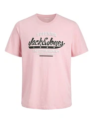 Jack & Jones Rundhalsshirt JJELOGO TEE SS O-NECK (5) Mischfarben/Weiß