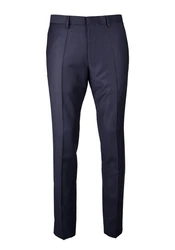 Roy Robson Bundfaltenhose Herren Anzugs-Hose Dunkelblau/Hellblau/Blau